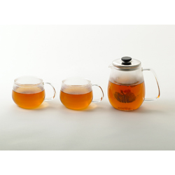 UNITEA : Heat-resistant glass teaware 
